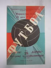 Спартак Кострома - Балтика Калининград 1977 (Б)
