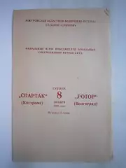 Спартак Кострома - Ротор Волгоград 1980 (Б) Переходный турнир