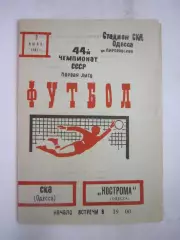 СКА Одесса - Спартак Кострома 1981 (Б)
