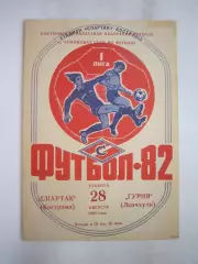 Спартак Кострома - Гурия Ланчхути 1982 (Б)