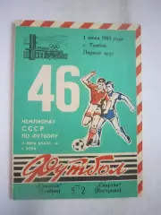 Спартак Тамбов - Спартак Кострома 1983 (Б)