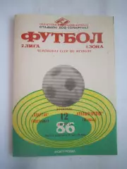 Спартак Кострома - Красная Пресня Москва 1986 (Б)