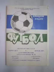 Волга Калинин - Спартак Кострома 1986 (Б)
