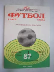 Спартак Кострома - Арсенал Тула 1987 (Б)