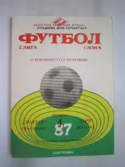 Спартак Кострома - Заря Калуга 1987 (Б)