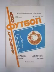 Факел Воронеж - Спартак Кострома 1988 (Б)