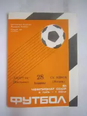 Спартак Кострома - СК ЭШВСМ Москва 1988 (Б)