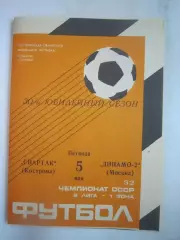 Спартак Кострома - Динамо-2 Москва 1989 (Б)