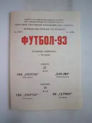 Спартак Кострома - Карелия Петрозаводск / ФК Гатчина 1993 (Б)