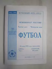 ФК Орел Орел - Спартак Кострома 1996 (Б)