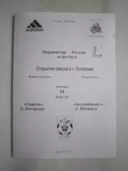 Спартак Кострома - Автомобилист Ногинск 1998 (Б)