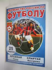 Арсенал Тула - Спартак Кострома 2002 (Б)