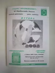 Автомобилист Ногинск - Спартак Кострома 2002 (Б)