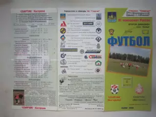 Спартак Кострома - Спартак Щелково 2002 (Б)