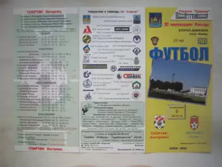 Спартак Кострома - Арсенал Тула 2002 (Б)