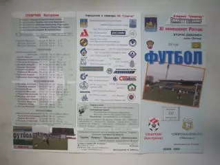 Спартак Кострома - Спортакадемклуб Москва 2002 (Б)