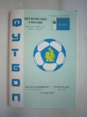 Волочанин-89 Вышний Волочек - Спартак Кострома 2002 (Б)