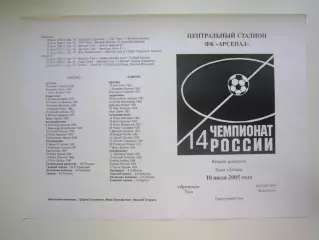 Арсенал Тула - Спартак Кострома 2005 (Б)