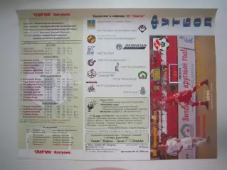 Спартак Кострома - Текстильщик-Телеком Иваново 2005 (Б)