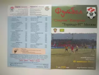 Спартак Кострома - Торпедо-РГ Москва 2006 (Б)