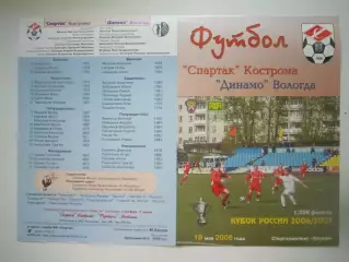 Спартак Кострома - Динамо Вологда 2006 (Б) Кубок России