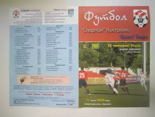 Спартак Кострома - Волга Тверь 2006 (Б)