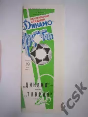 Динамо Москва - Таврия Симферополь Кубок СССР 1990 (Ч)