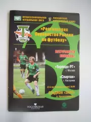 Торпедо РГ Москва - Спартак Кострома 2007 (Б)