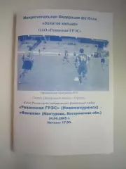 Рязанская ГРЭС Новомичуринск - Фанком Мантурово 2005 Кубок