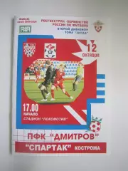 ПФК Дмитров - Спартак Кострома 2008 (Б)