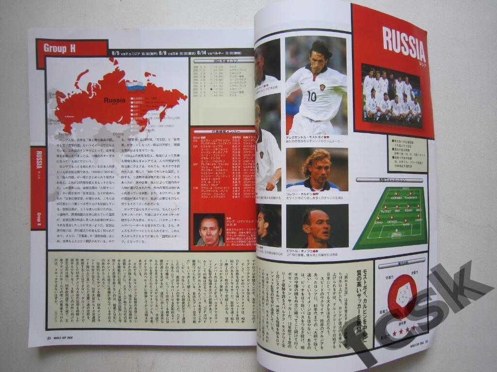 + РЕДКИЙ ВИД ЯПОНИИ!!! Чемпионат Мира ЧМ 2002 Япония/Корея Сборная России 1
