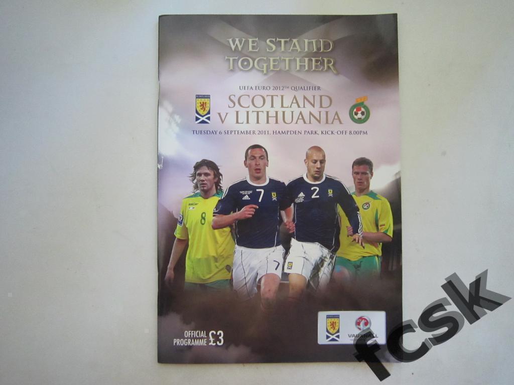 + Шотландия - Литва 06.09.2011