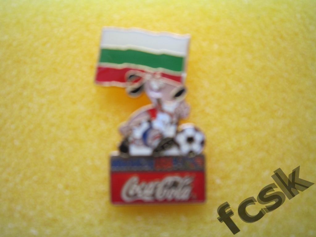 + Знак Чемпионат Мира ЧМ США 1994 Сборная Болгария официальная продукция