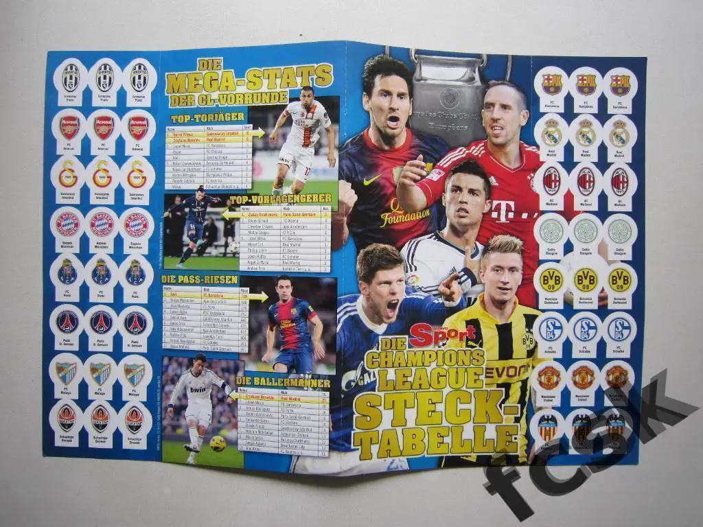 + Лига Чемпионов Календарь плей-офф 2012/13 от журнала Bravo sport 1