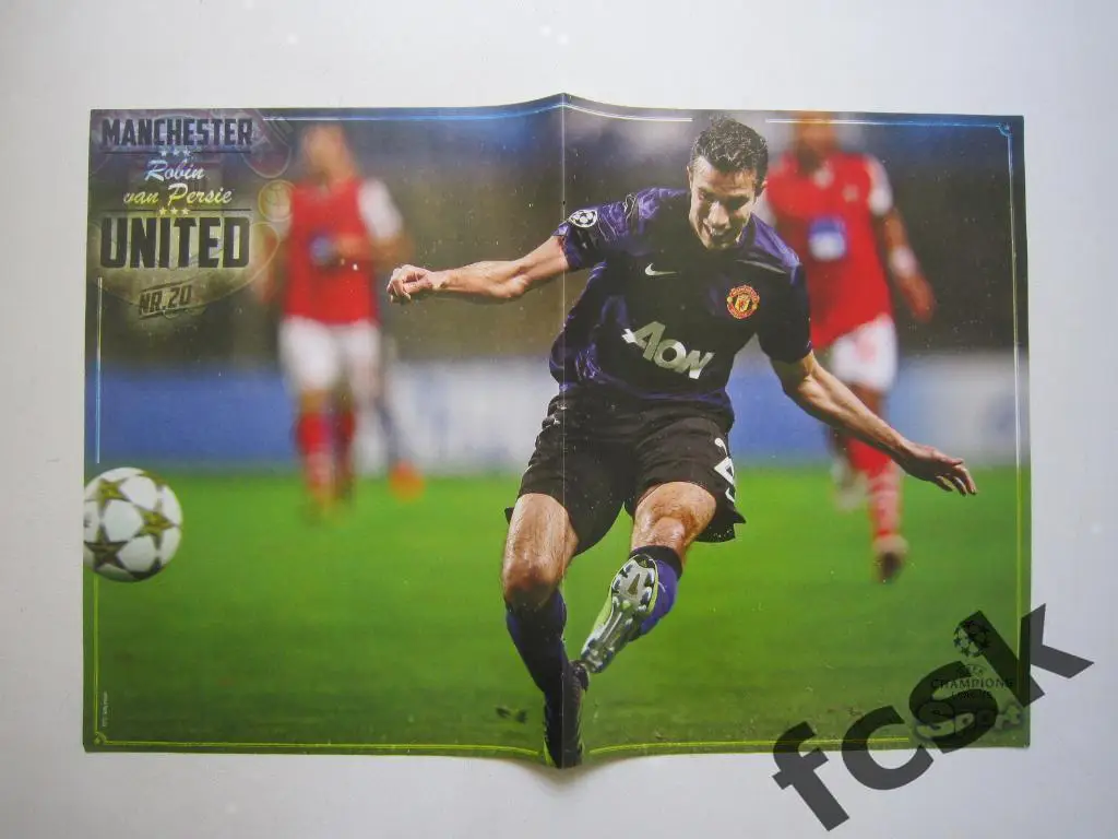 + Криштиано Роналду / Робин ван Перси Постер из журнала Bravo sport 1