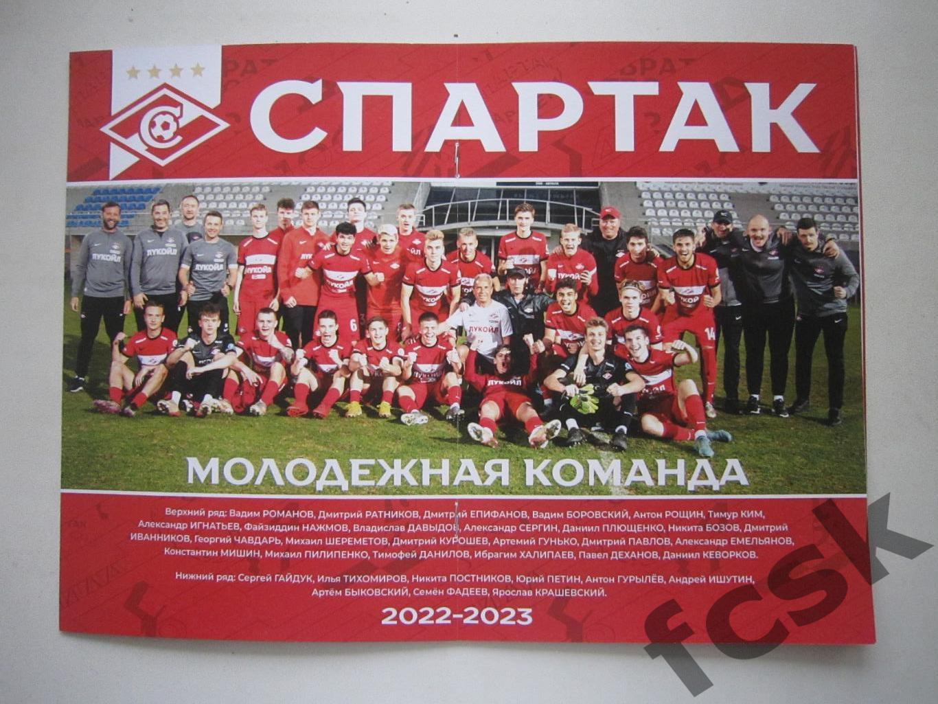ФК Спартак Москва 2022 - 2023 Молодежная команда 1