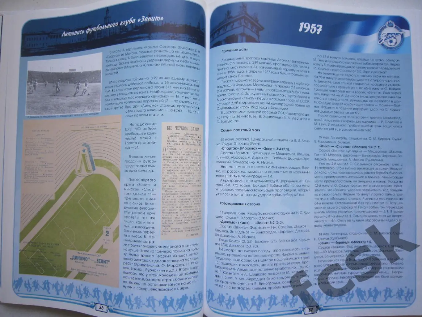 Шикарная! Ю.Лукосяк. Летопись футбольного клуба Зенит 1