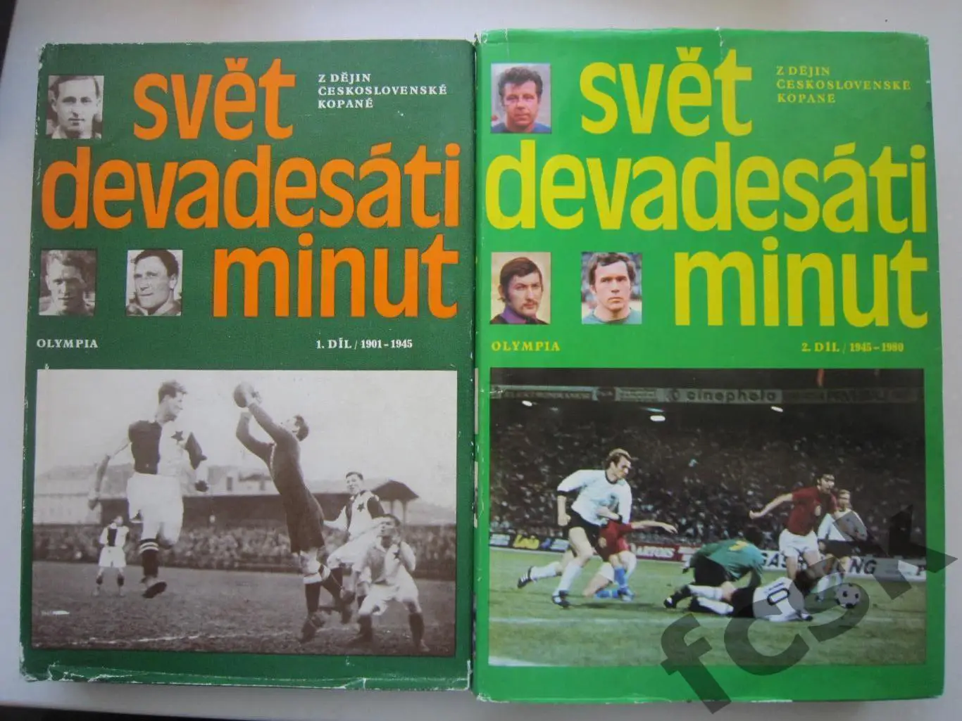 2 тома!!! Мир девяноста минут Чехословакия ЧССР Чехия 1901-1945 и 1945 - 1980