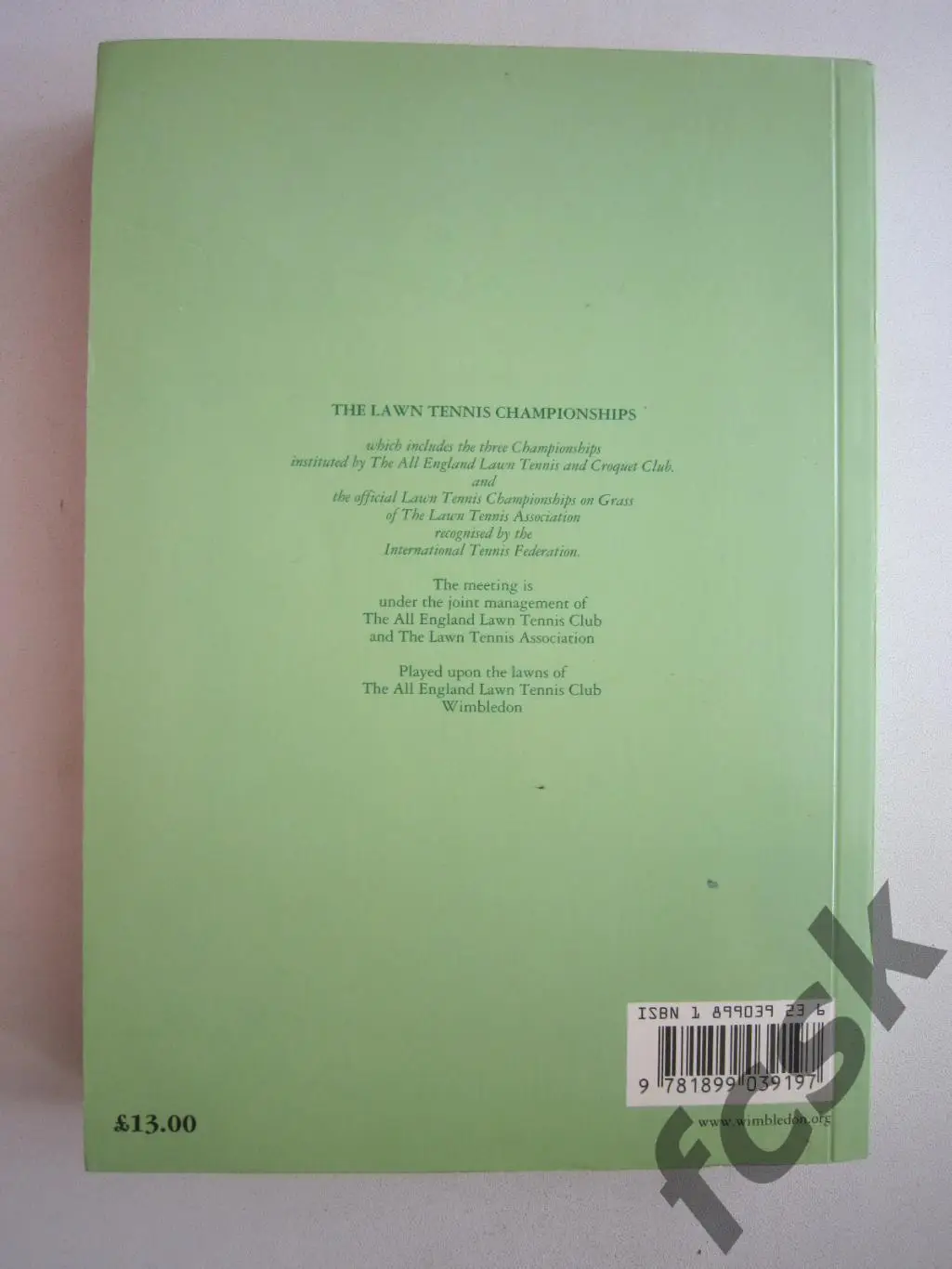 Теннис. Справочник Уимблдон Wimbledon Compendium 2005 1