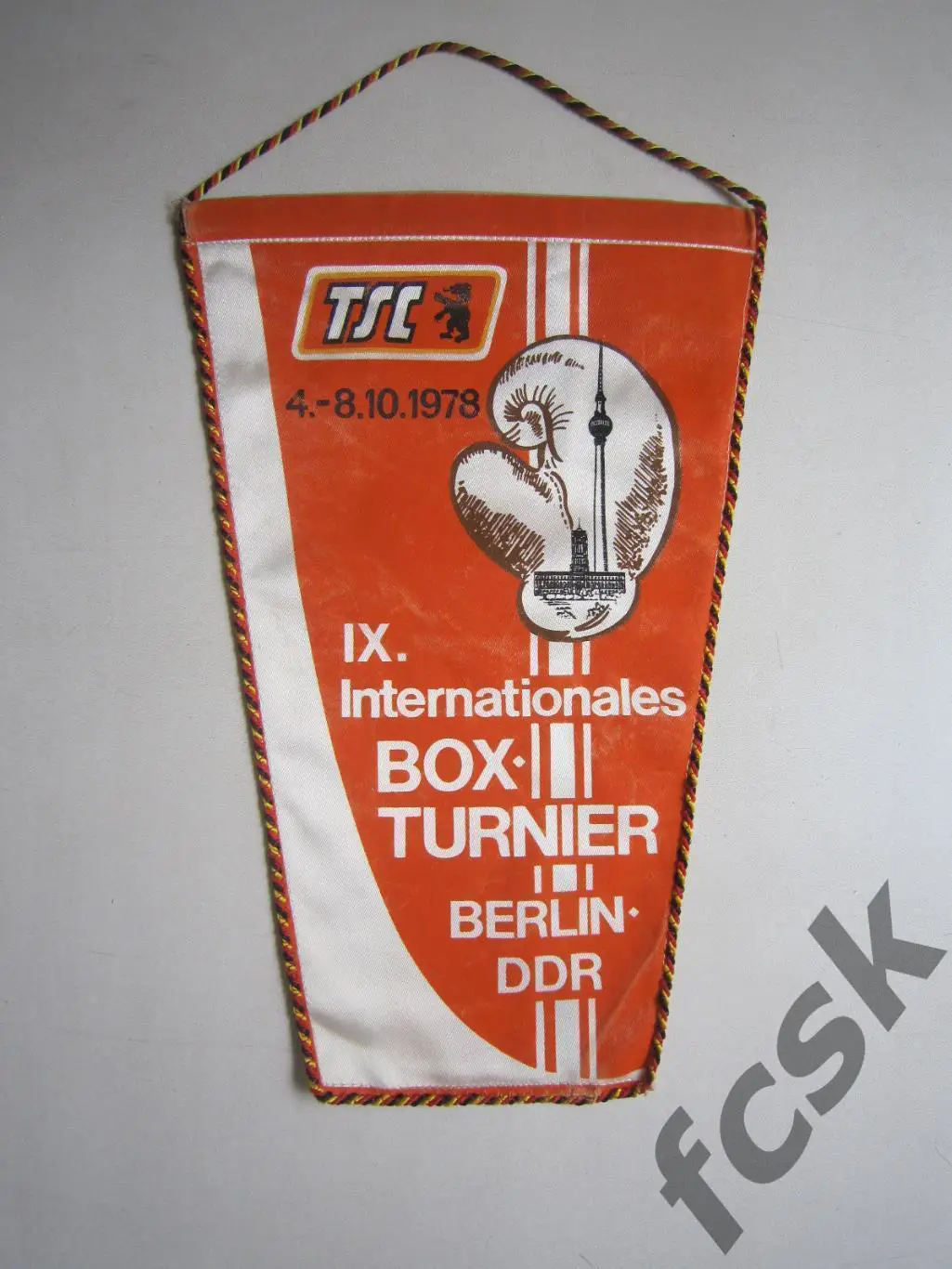 Турнир Берлин ГДР 4-8.10.1978 Бокс