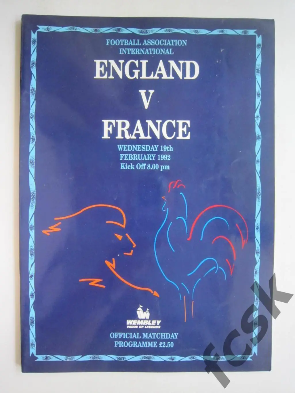 Англия - Франция 1992 (ф3)