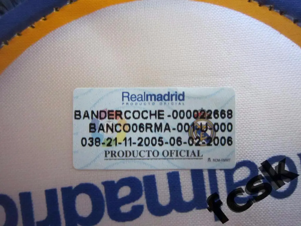 Вымпел Реал Мадрид (клубный) 2
