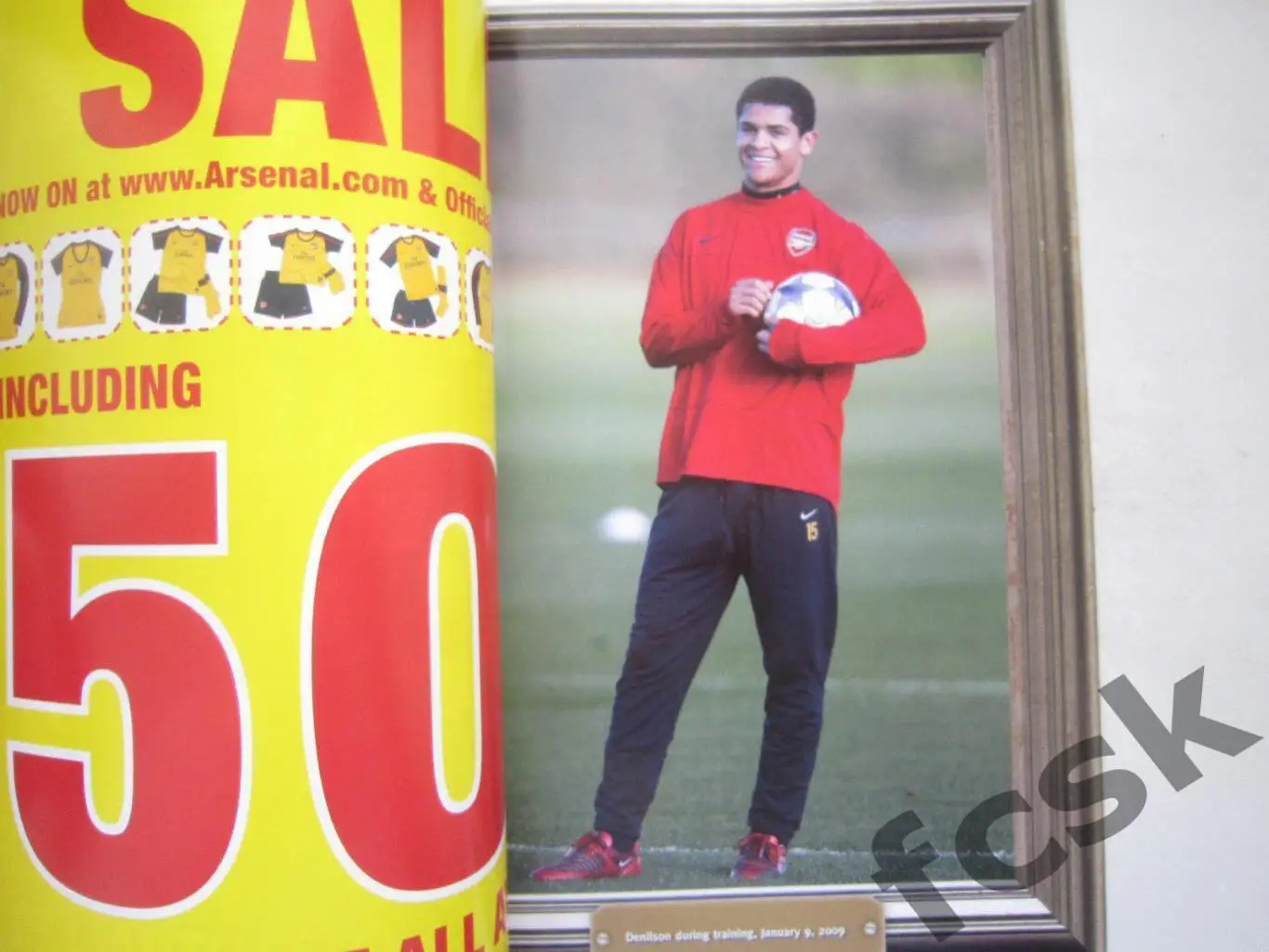 Клубный журнал Арсенал Лондон Англия Февраль 2009 Постеры 3