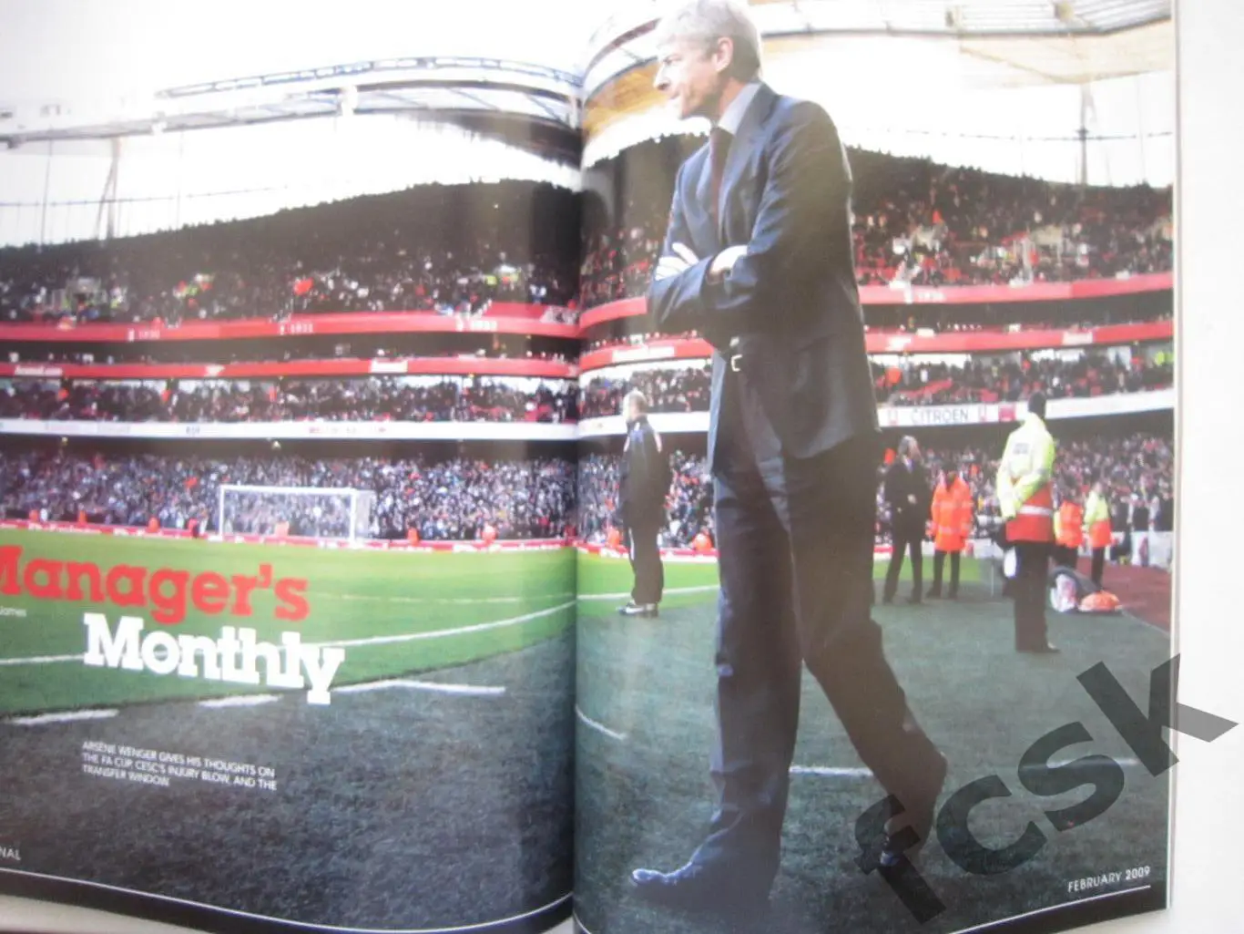 Клубный журнал Арсенал Лондон Англия Февраль 2009 Постеры 5