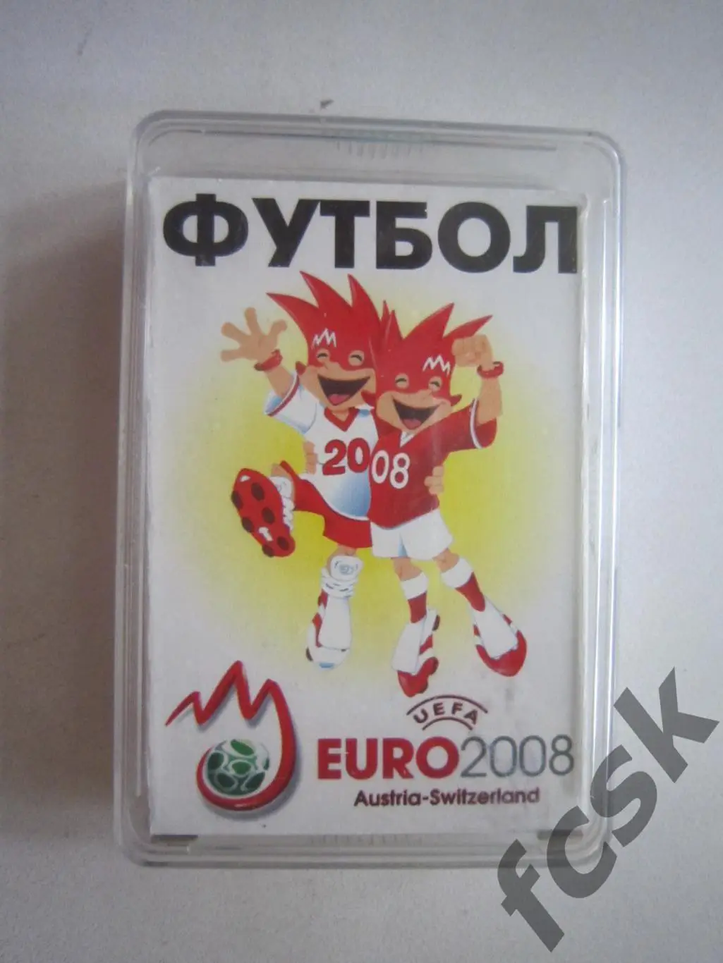 Карты игральные Евро 2008 ЧЕ 08 в пластиковой коробке
