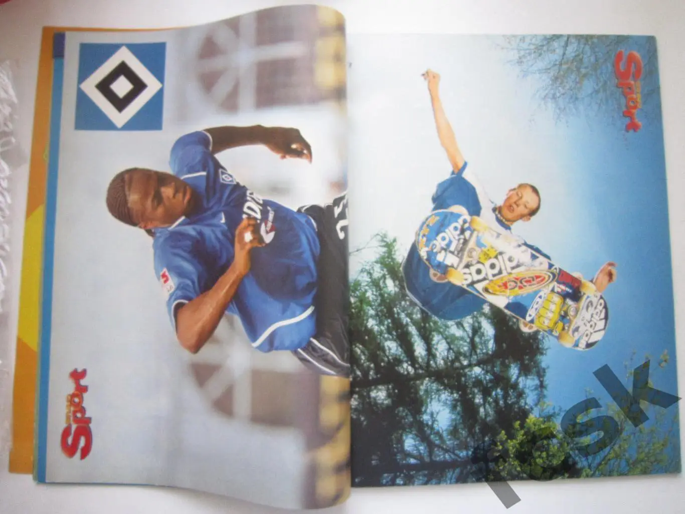 Браво Спорт Bravo Sport Германия Сентябрь 2004 Роналдо Мпенза Дайслер ЛЧ 2