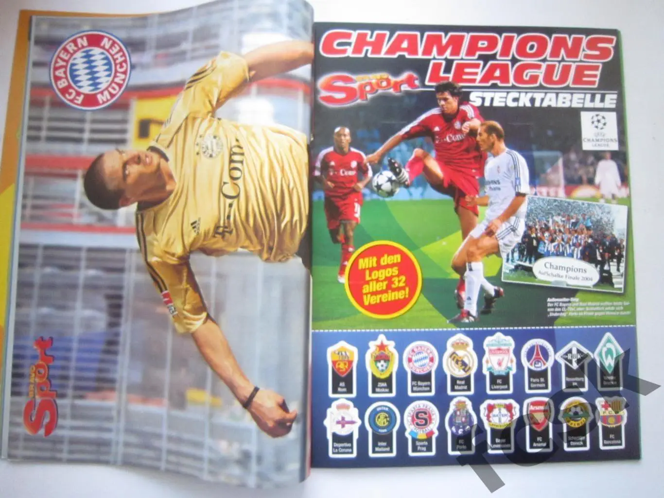 Браво Спорт Bravo Sport Германия Сентябрь 2004 Роналдо Мпенза Дайслер ЛЧ 3