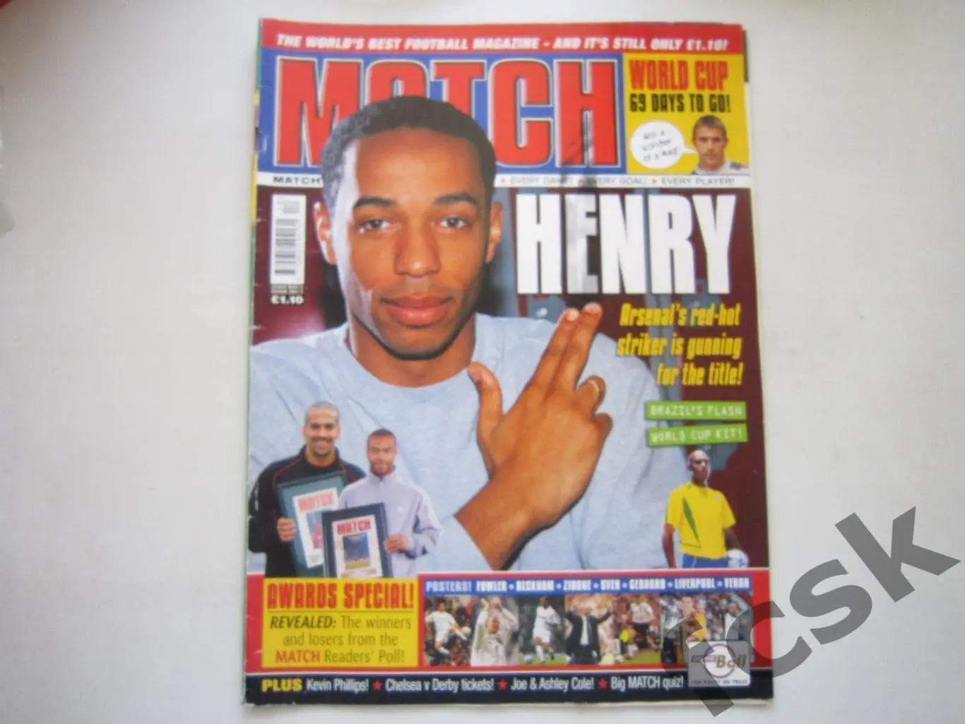 Матч Match Англия Март 2002 Анри Бекхэм Джерард Верон Ливерпуль Зидан и др.