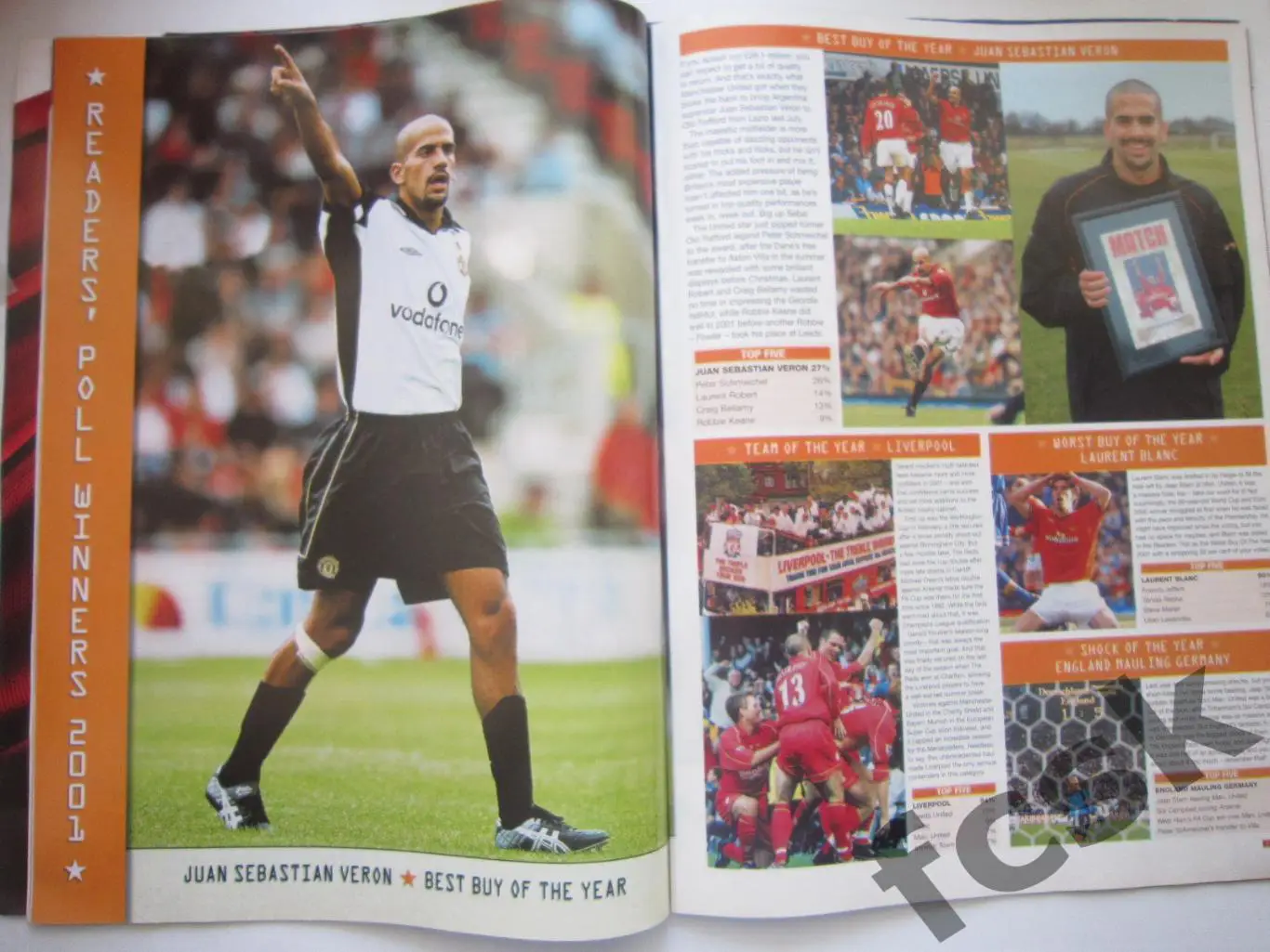 Матч Match Англия Март 2002 Анри Бекхэм Джерард Верон Ливерпуль Зидан и др. 5