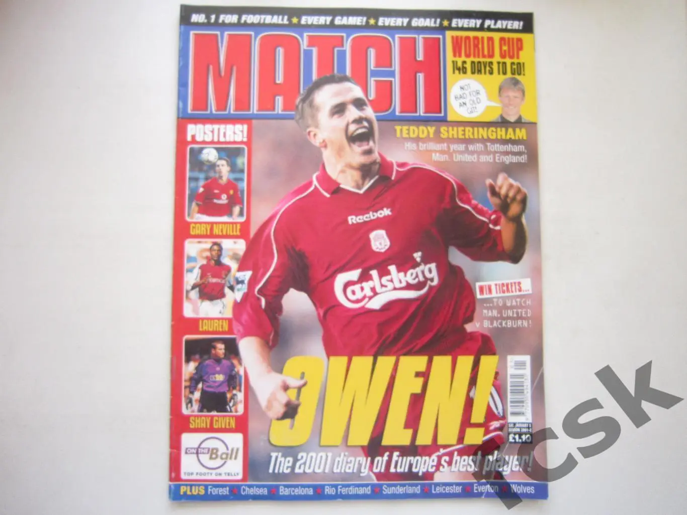 Матч Match Англия Январь 2002 Оуэн Шерингэм Нэвил Синклэйр Сандерлэнд и др.